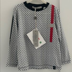 Daniele Alessandrini Monochrome Kids Long Sleeve Tee
